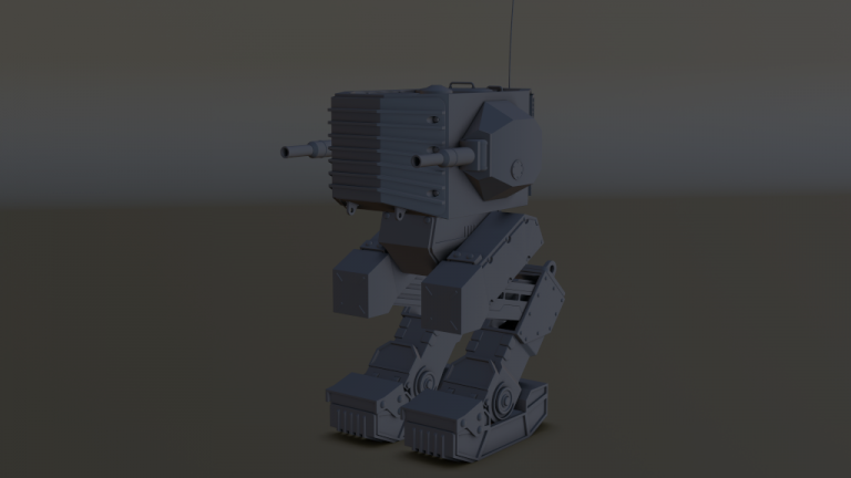 ロボット07 モデル完成